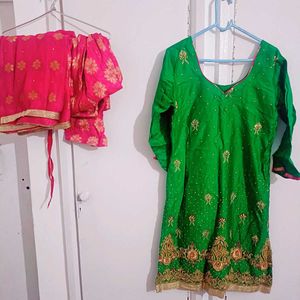 Pretty Green Patiala Suit Set