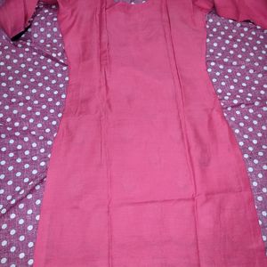 Kurta Suit With Dupatta (Semi -Patiala)