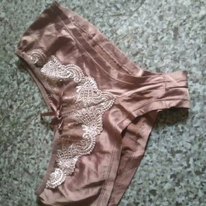 3 Brief For 12 Years Girl Silky And Satin Fabric