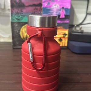 Collapsable Travel Silicon Water Bottle