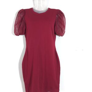 Maroon Bodycon Dress(Women’s)