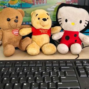 Combo Of Three Soft Toys