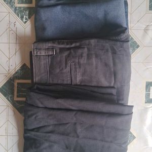 COMBO OF 3 2 JEANS 1 PANT