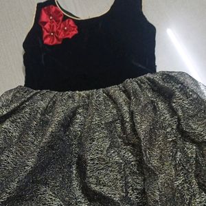 Party Wear Black Frock For Babies