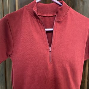 Maroon colour Top