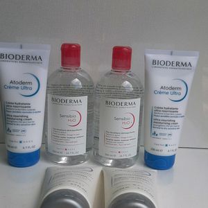 Combo Of Bioderma Facewash, Cream And Remover