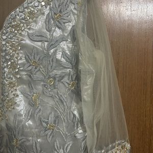 Silver Embroidery Kurta