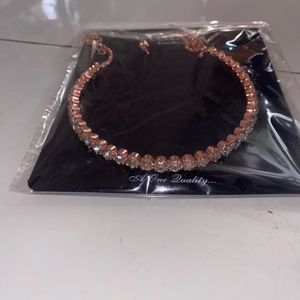 New Rose Gold Diamond Necklace