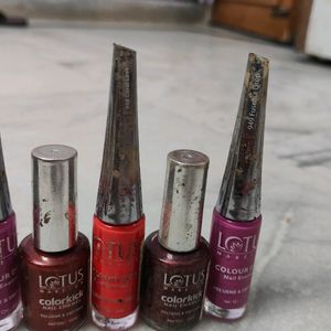 5 Lotus Nail Paints