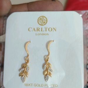 Earrings -18 Carat Gold Plated