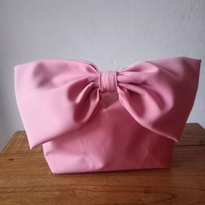 Customised  Fabric Handbag With Bow Design Handle