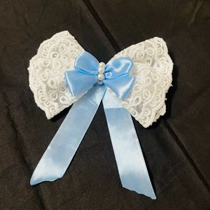 Blue ribbon bow 🎀 🧿❤️