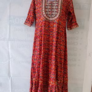 New Malti Colour Anarkali Kurti