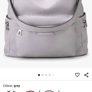 Cute Grey Color Bagpack