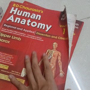 BD Chaurasia Anatomy book , Medical Books