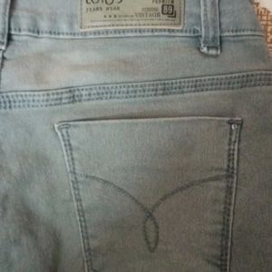 Jeans In Grey For Boys And Girls