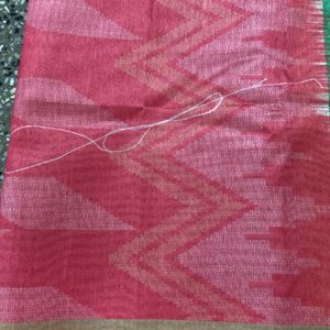 New Green N Pink Formal Saree For Grabs