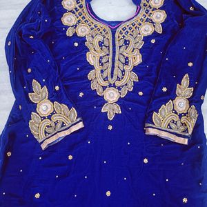 Navy Blue Kurti