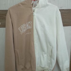 Double Nude Coloured Chain Hoodie