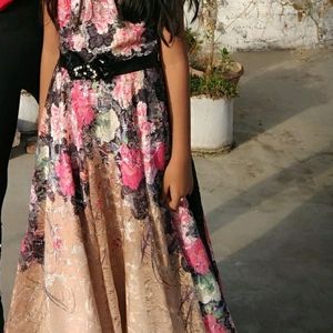 Party Wear Full Length Princess Gown