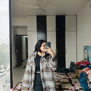 Thick Flannel Zara Style Overcoat