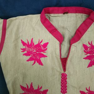 Thread-work Kurta