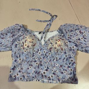 Party Wear CropTop For Women, Padded