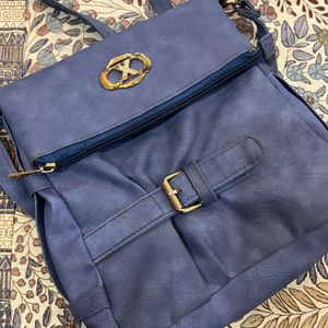 Blue Sling Bag