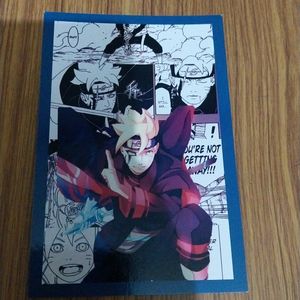 Manga Postcard Boruto Anime Premium Quality