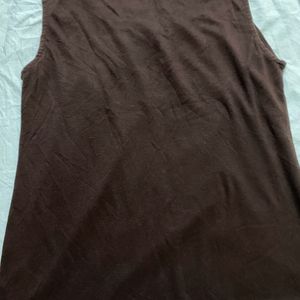 Chocolate Brown Lacy Top