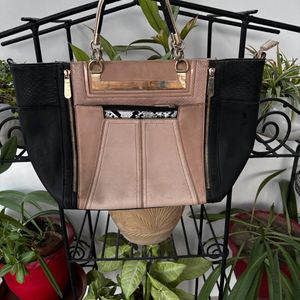 Black bag with pouch