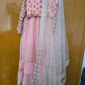 Baby Pink Colour Lehnga Choli