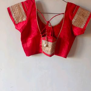 Stitched Red Colour Blouse