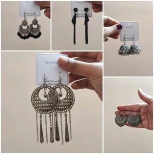 Set Of 5 Earrings