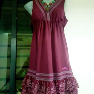 Loot Lo Offer   V Neck Branded Frock