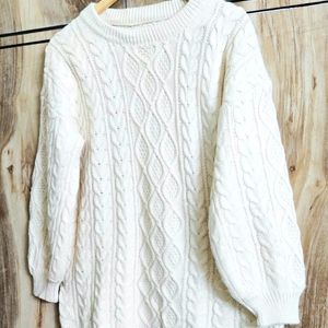 Cream Colour Sweater Size-40