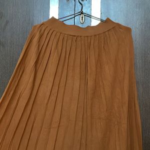 Warm Pleated Skirt