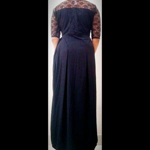 Minamial Black Long Dress