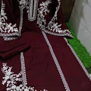 Kurta Pant With Dupatta Set