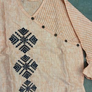 Viscose Rayon Embroidery Stylish  Kurta