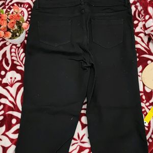 Black Straight Fit Chemistry Jeans