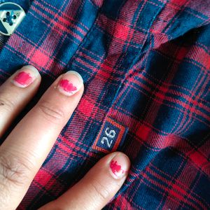 Denim Basket With Shirt