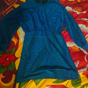 Shimmer, Teal Blue, Very Cute,good Condition