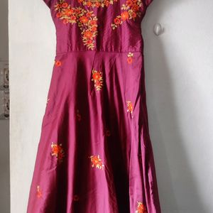 Long Dress With Attractive Duppatta