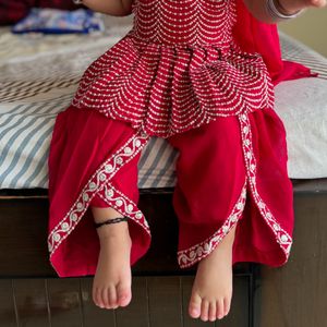 Dhoti Style Suit For Kid Girl