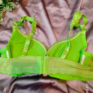 Fluorescent Green Bra