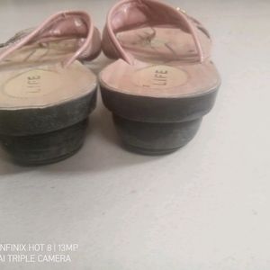 Pink Color Ladies Footwear