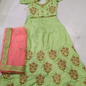 Stylish Embroidered Lehenga