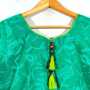 Sea Green Kurta Sets (Women's)