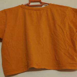 Orange Crop Top